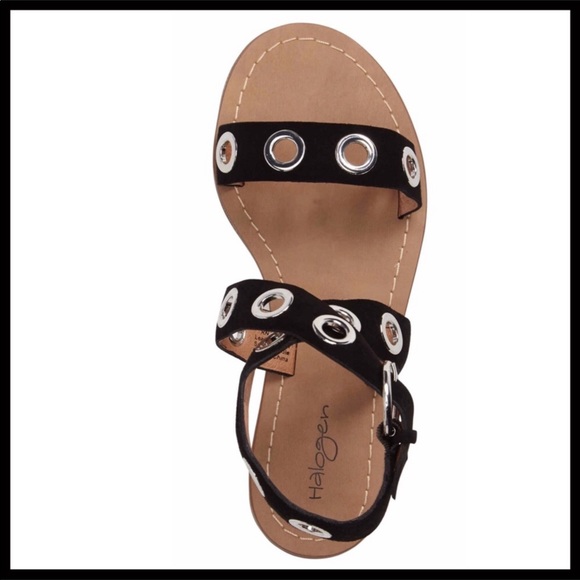 BLACK SUEDE & LEATHER GLADIATOR SANDALS - Picture 5 of 8